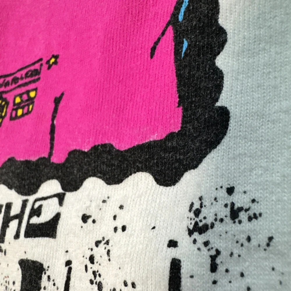 Vintage Mel And The Party Hats Large T Shirt Band Music 30 Years 1985-2015 White - Picture 2 of 15